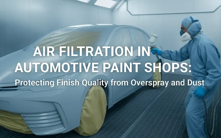 Luftfiltration in Autolackierereien- Schutz der Lackierqualität vor Overspray und Staub
