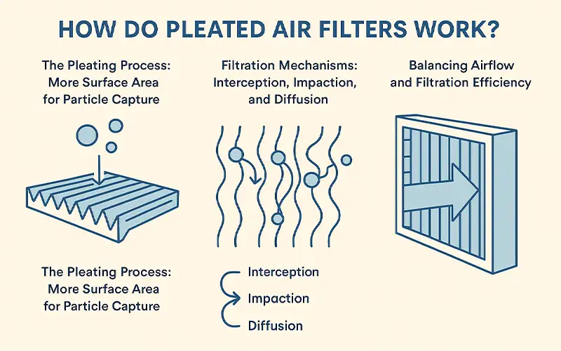 Was sind Plisseeluftfilter und wie funktionieren sie?