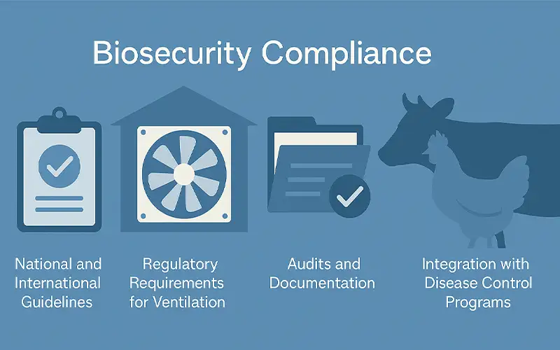 Luftfiltration als Barriere gegen PRRSV, Vogelgrippe und andere Krankheitserreger