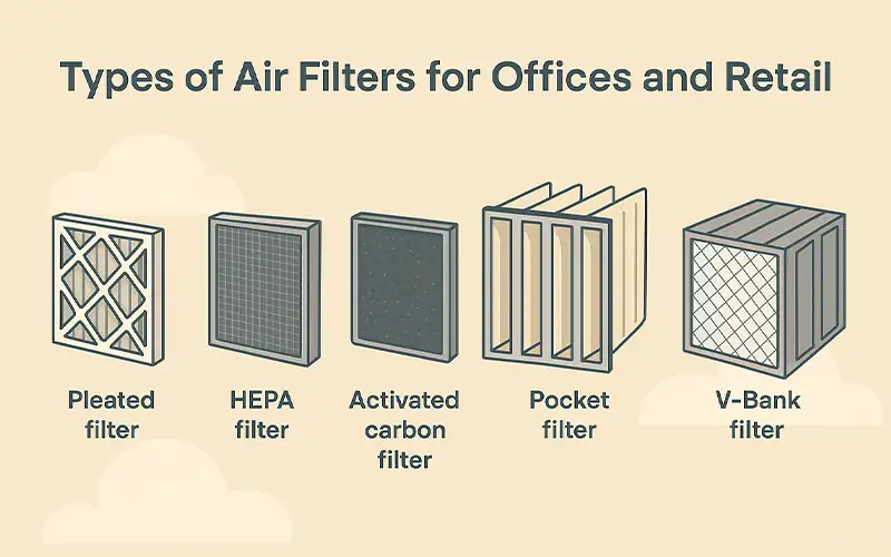 Best Commercial Air Filters for Offices and Retail Spaces