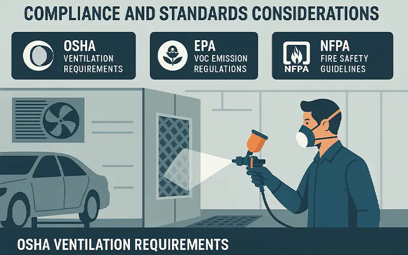 Crossdraft vs. Downdraft: Leitfaden zur Luftströmung in Sprühkabinen