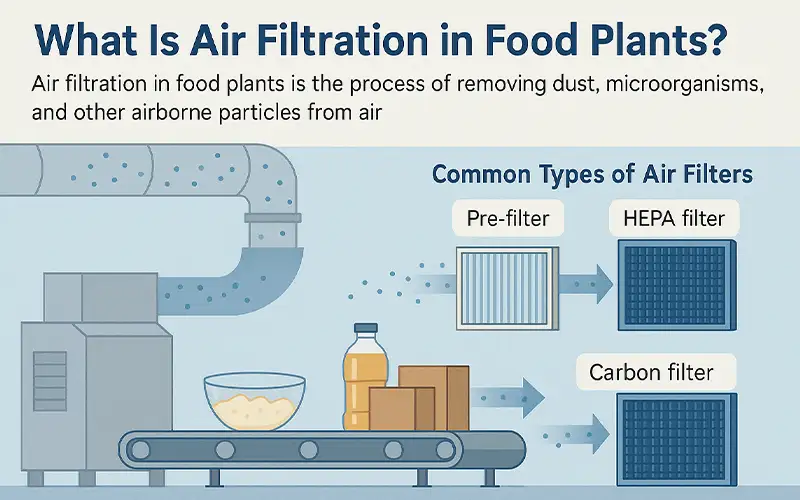 Was ist Luftfiltration in Lebensmittelbetrieben und warum ist sie wichtig?