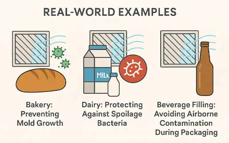 Was ist Luftfiltration in Lebensmittelbetrieben und warum ist sie wichtig?