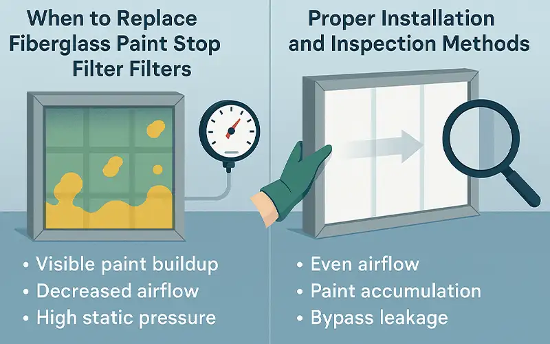 Was ist Faserglas-Paint-Stop-Filtermedium?