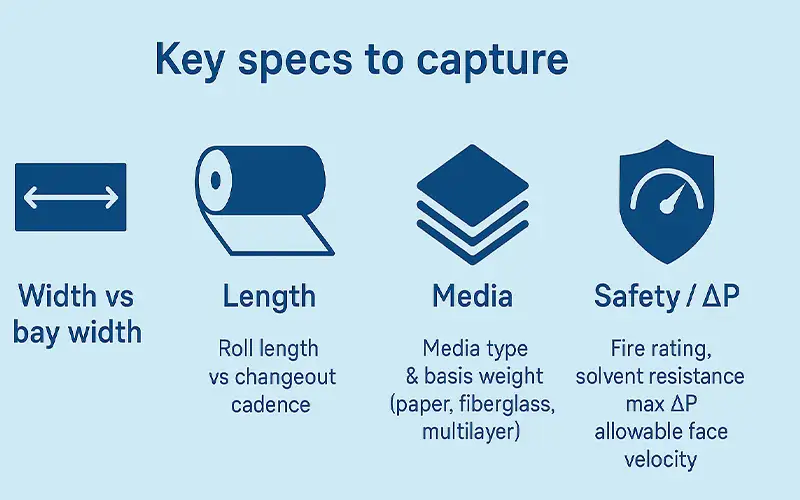 Wie man Farbabscheiderrollen dimensioniert