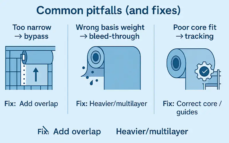 Wie man Farbabscheiderrollen dimensioniert