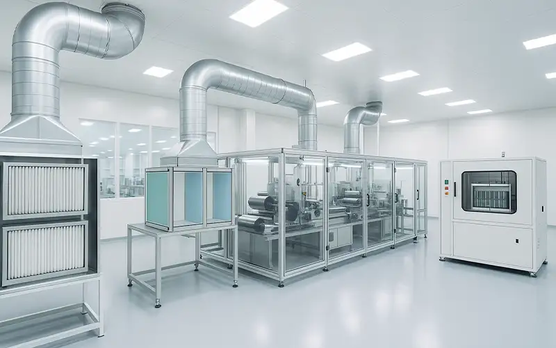 Luftfiltration für die Sicherheit in der Lithiumbatterie-Produktion