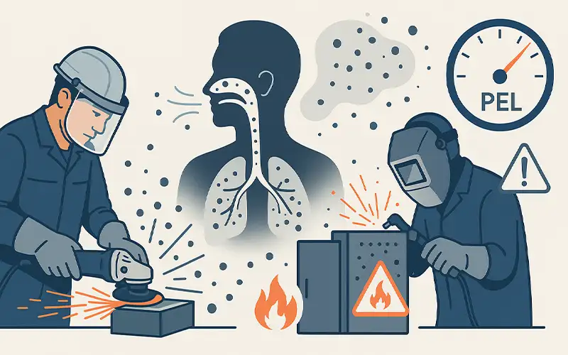 Metallstaub effizient erfassen: Quellabsaugung erklärt