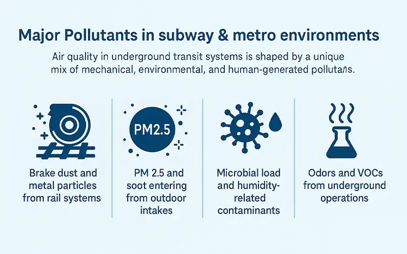 Wie HVAC-Filter die Luftqualität in U-Bahn- und Metro-Stationen verbessern