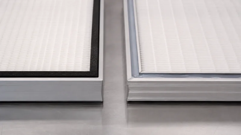 HEPA-Filter mit unterschiedlichen Dichtungsoptionen