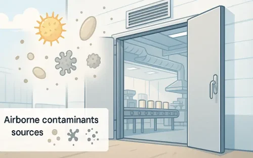 Luftfiltration für die Lebensmittel- und Getränkeindustrie